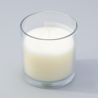 Свеча ГИГАНТ ароматическая в стакане "Тропический кокос", соевый воск, 10х10 см
