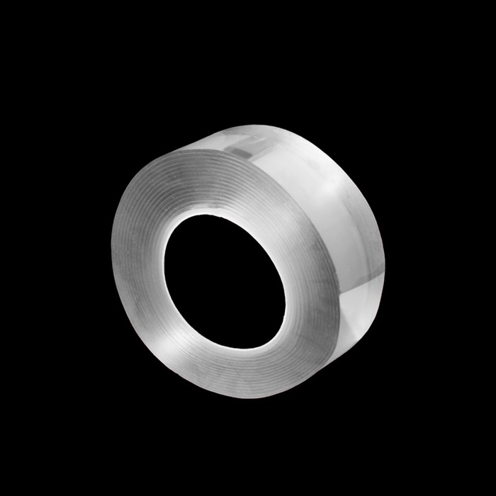 Клейкая нано лента TORSO, прозрачная, двусторонняя, акриловая 30 мм &times; 3 м
