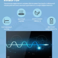 Индукционная варочная панель CIH701, 2 конфорки, инвертор