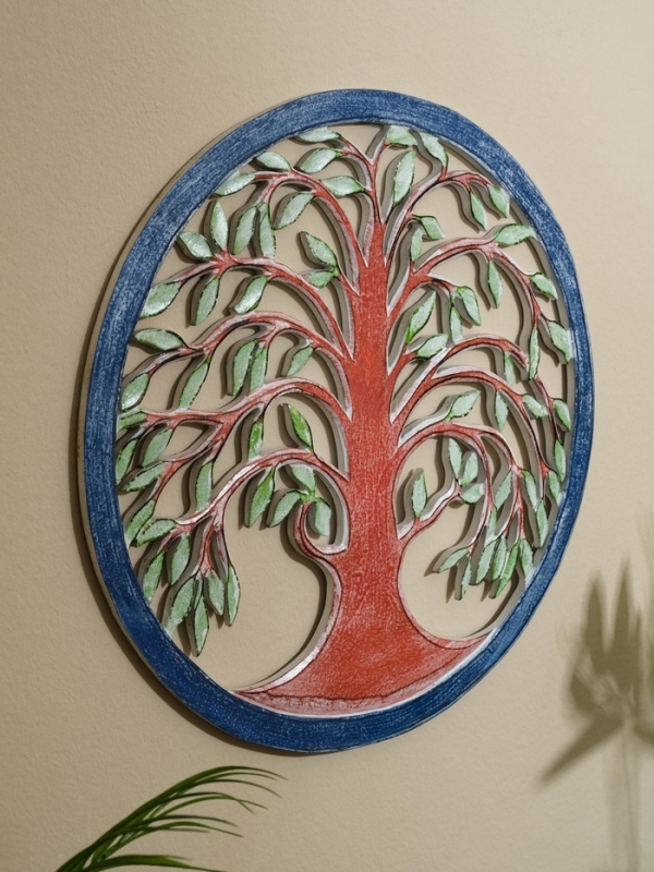 Панно резное МДФ Панно резное МДФ "Древо жизни", 40х40х0,6 см