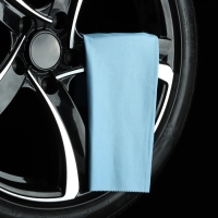 Салфетка для стёкол и зеркал Grass Magic, голубая, микрофибра, 40&times;50 см