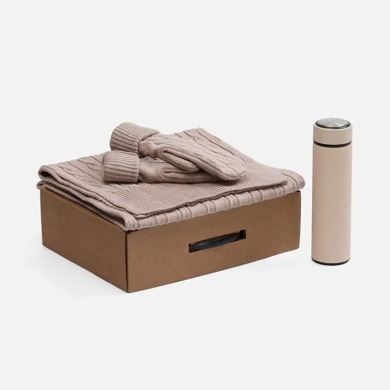 Набор Wintrish, бежевый меланж, размер S/M