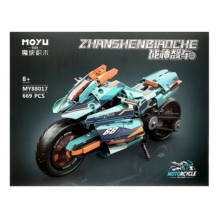 Конструктор &laquo;Техно. Спортивный мотоцикл&raquo;, 669 деталей