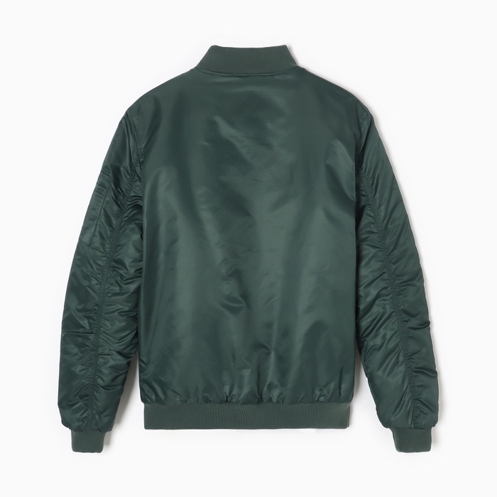 Бомбер мужской на молнии MIST, размер 46, хаки Бомбер мужской на молнии MIST, размер 46, хаки