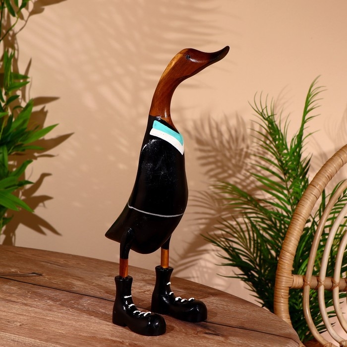Сувенир "Утка в чёрном" дерево 45 см