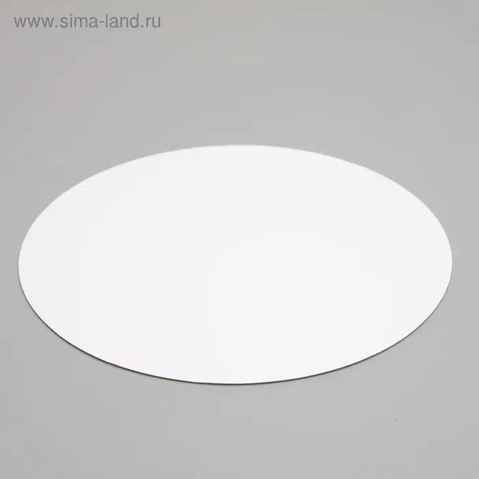 Подложка кондитерская для торта, круглая, золото - жемчуг, 26 см, 1.5 мм