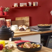 Набор посуды со съемной ручкой Ingenio Exception Noir