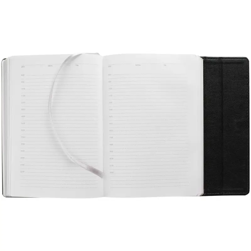 Ежедневник Flap на заказ, недатированный, черный