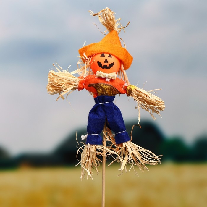 Огородное пугало «Тыква», h = 50 см, МИКС, Greengo Огородное пугало «Тыква», h = 50 см, МИКС, Greengo