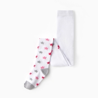 Колготки детские KAFTAN «Звёзды» 104-110 см, цвет белый Колготки детские KAFTAN «Звёзды» 104-110 см, цвет белый