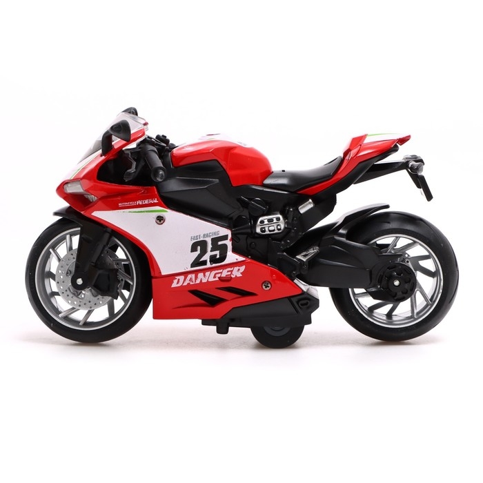Мотоцикл металлический &laquo;СпортБайк&raquo;, масштаб 1:12, МИКС