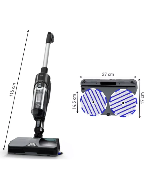 Беспроводной пылесос вертикальный X-Combo GF3039WO