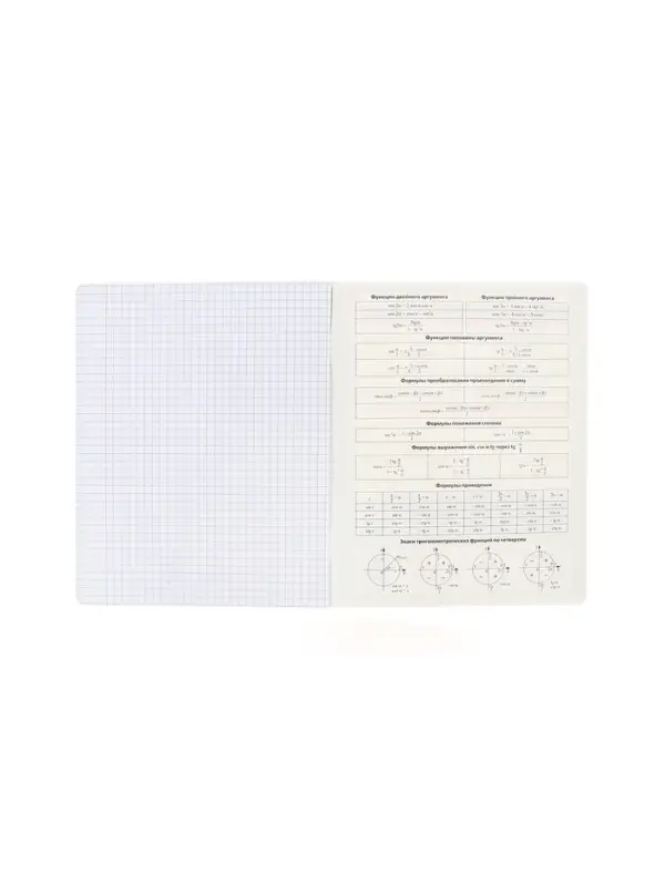 Тетрадь 48 листов в клетку &laquo;Буквица&raquo; Алгебра, белые листы
