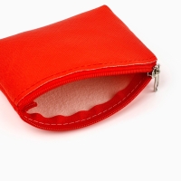 Кошелёк молодёжный, цвет красный, 11 х 7 см