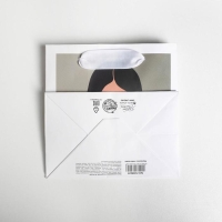 Пакет подарочный ламинированный квадратный, упаковка, &laquo;Girl&raquo;, 14 х 14 х 9 см