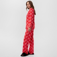 Пижама женская (рубашка и брюки) KAFTAN "Love" размер 52-54