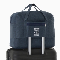 Сумка дорожная на молнии, синяя