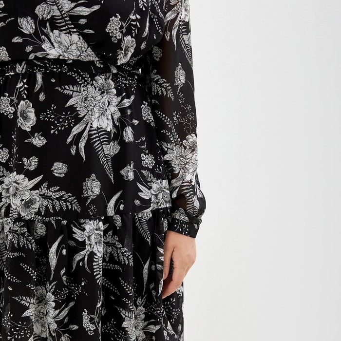 Платье женское MIST plus-size, р.50, черный