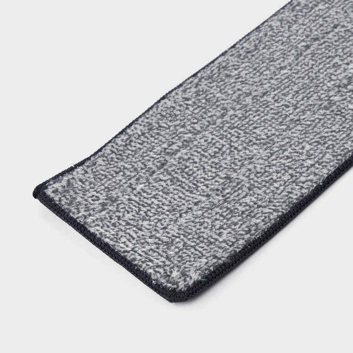 Насадка для швабры на липучке Доляна, микрофибра, 1 карман, 32&times;12 см