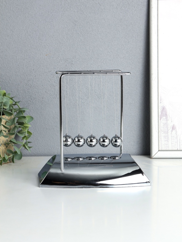 Маятник металл "Хром" 19х19х10 см