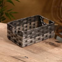 Корзина плетеная 31х20х12 см, пластик