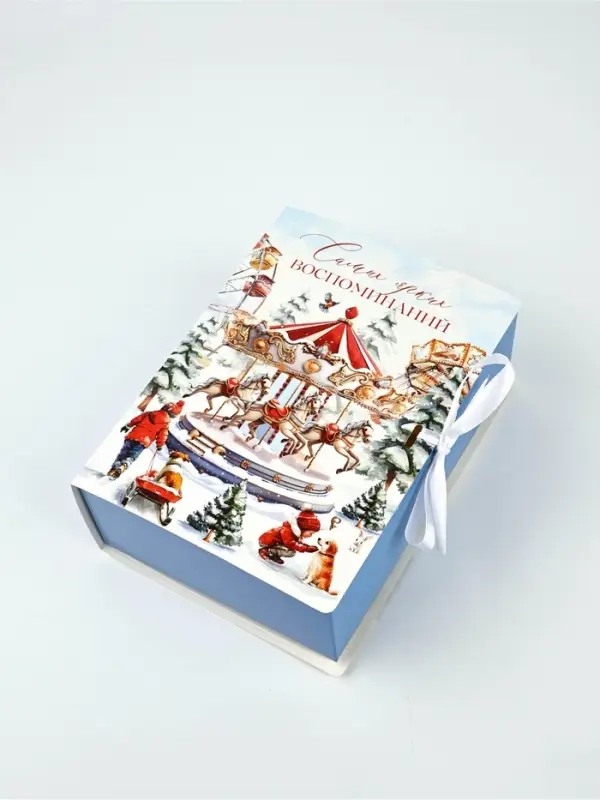 Складная коробка-книга &laquo;Акварель&raquo;, 21&times;15&times;7 см