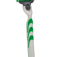 Станок Gillette Mach3 + 8 сменные кассеты цвет зеленый Станок Gillette Mach3 + 8 сменные кассеты цвет зеленый