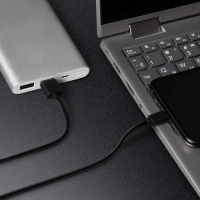 Кабель Windigo, Type-C - USB, 2 А, зарядка + передача данных, TPE оплетка, 1 м, черный Кабель Windigo, Type-C - USB, 2 А, зарядка + передача данных, TPE оплетка, 1 м, черный