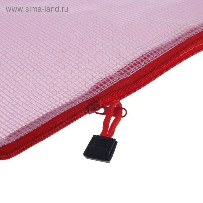 Папка-конверт на молнии Calligrata &laquo;Клеточка&raquo; А5, (240 х 170 мм), МИКС