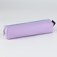 Пенал школьный из искусственной кожи &laquo;1 сентября: Сиреневый&raquo; , 19 х 8 х 3 см