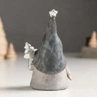 Сувенир полистоун "Дедуля Мороз в сером наряде и колпаке с оленем" МИКС 5х5х10 см Сувенир полистоун "Дедуля Мороз в сером наряде и колпаке с оленем" МИКС 5х5х10 см