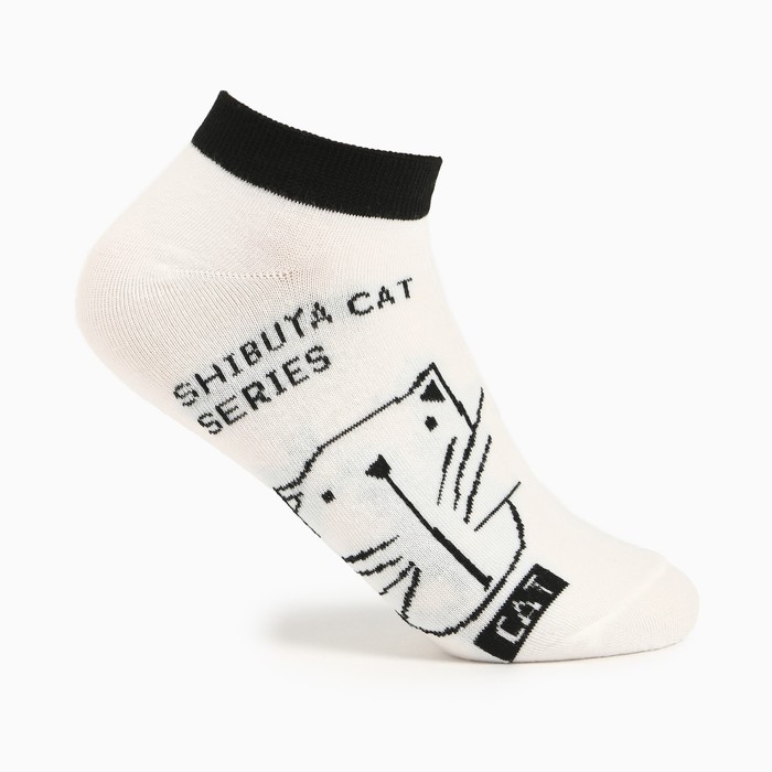 Носки женские, цвет белый, размер 23-25