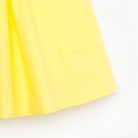 Платье для девочки с карманами KAFTAN, размер 34 (122-128), цвет жёлтый