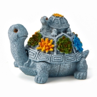 Фигурка полистоун TAKE IT EASY «Две черепашки», серый камень, 14×11×9.8 см Фигурка полистоун TAKE IT EASY «Две черепашки», серый камень, 14×11×9.8 см