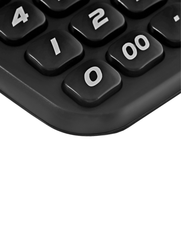 Калькулятор настольный 12-разрядный КК-3825В, черный