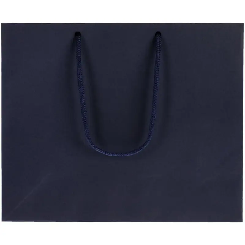 Пакет бумажный Porta S, горизонтальный, темно-синий