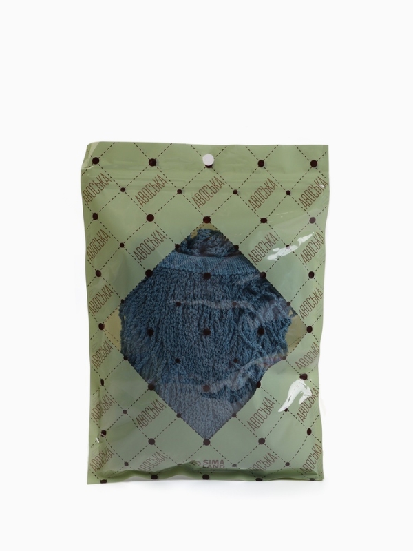 Набор авосек: 41 х 27 см и 37 х 20 см, клетка 1.5 см, бирюзовые