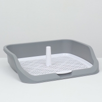 Туалет открытый 53 х 45 х 13 см, серый Туалет открытый 53 х 45 х 13 см, серый