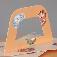 Пасхальная коробочка с окном "Расписные яйца" 15 х 15 х 18 см