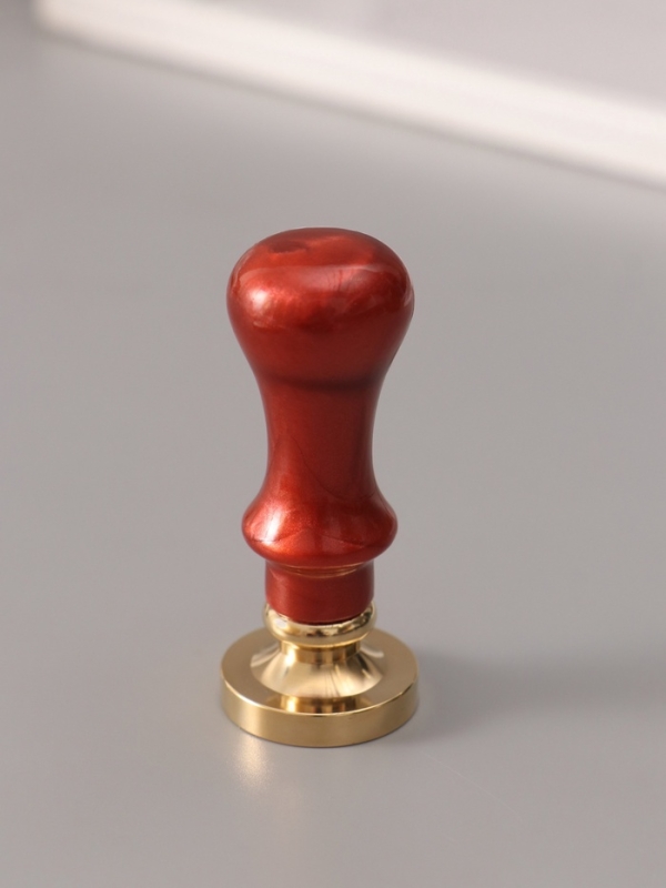 Печать для сургуча с пластиковой ручкой Печать для сургуча с пластиковой ручкой "Венок с буквой Z" 2,5х2,5х6,3 см