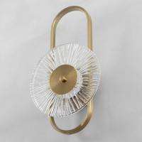 Бра "Дасти" LED 12Вт 3000К золото 20х5х36см