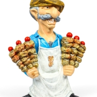 Садовая фигура из полистоуна &laquo;Шашлычник&raquo;, 60&times;29&times;40 см