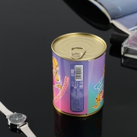 Подарочные носки в банке &laquo;Я же говорила...&raquo;, (внутри носки женские, цвет белый)