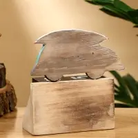 Календарь настольный "Машинка" дерево 11х5х14 см