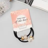 Резинки для волос &laquo;Лиора&raquo;, набор 2 шт., бантик