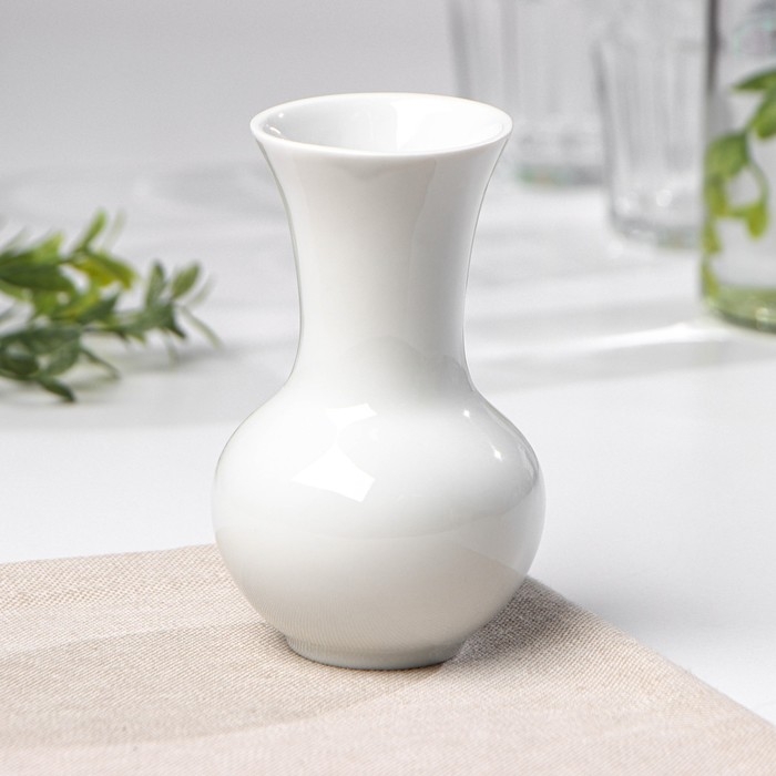 Ваза цветочная фарфоровая &laquo;Бельё.Голубка&raquo;, 12 см