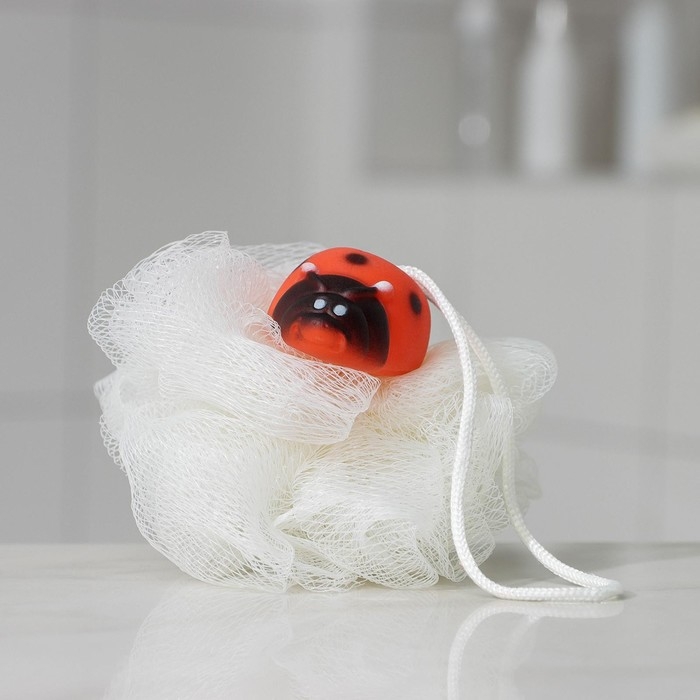 Мочалка для тела детская Доляна &laquo;Зверушки&raquo;, цвет МИКС