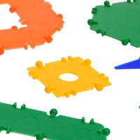 Конструктор ТИКО &laquo;Геометрия&raquo;, 155 деталей, 6 колёс