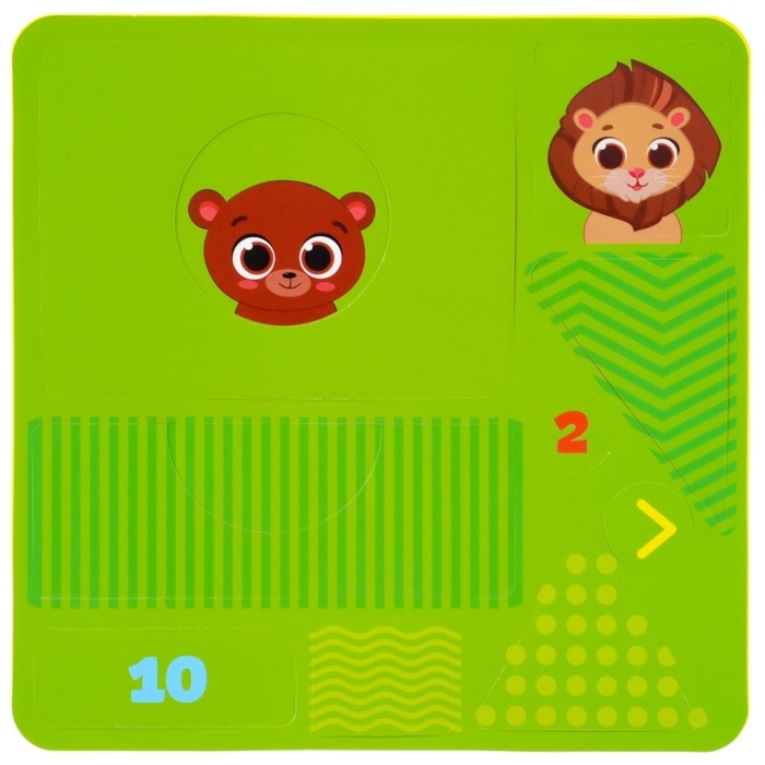 Детская развивающая игра EVA &laquo;Маленький строитель&raquo;, изучение форм / цветов, Крошка Я