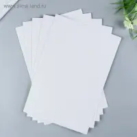 Фоамиран глиттерный Magic 4 Hobby 2 мм  цв. белый, 20х30 см